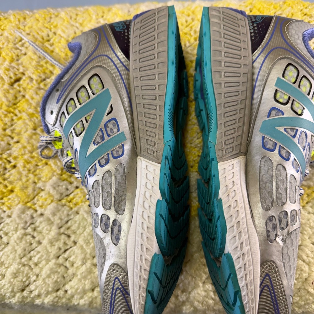 New Balance 1260v4 Silver Teal Purple Running Shoes Womens 10 B W1260GP4 - Picture 15 of 16